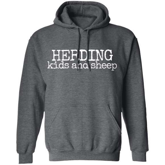 Herding Kids and Sheep Pullover Hoodie