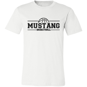 Mustang Basketball Unisex Jersey Short-Sleeve T-Shirt