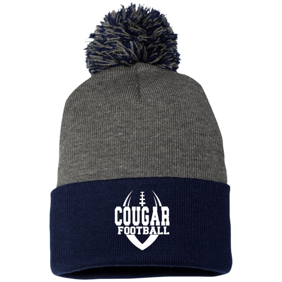 Cougar Football Pom Pom Knit Cap
