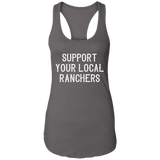 Support Ranchers Ladies Ideal Racerback Tank