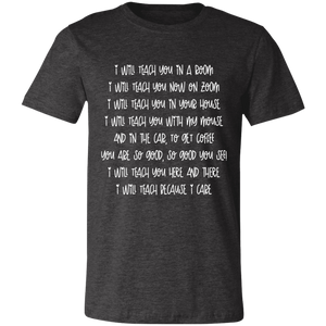 Distance Teaching Unisex Jersey Short-Sleeve T-Shirt