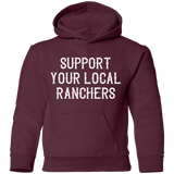 Support Ranchers Youth Pullover Hoodie