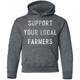 Support Farmers Youth Pullover Hoodie