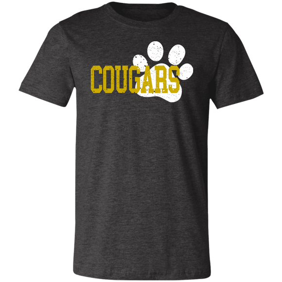 Cougar Paw Unisex Jersey Short-Sleeve T-Shirt