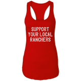 Support Ranchers Ladies Ideal Racerback Tank