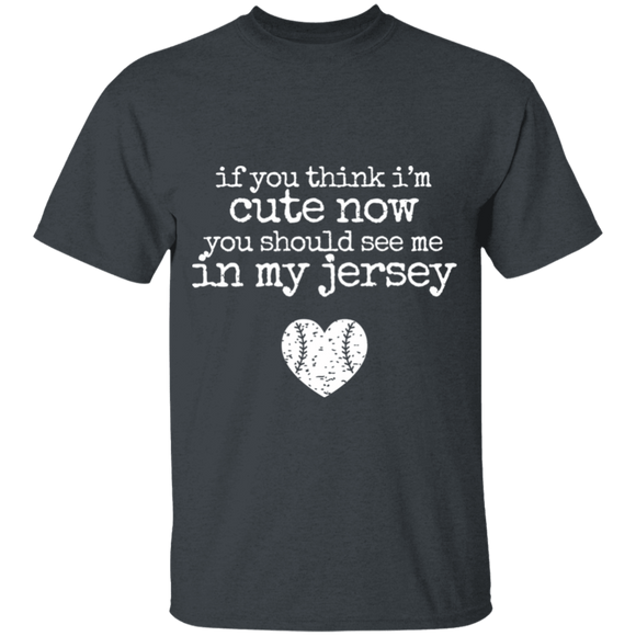cute in my jersey Youth 100% Cotton T-Shirt