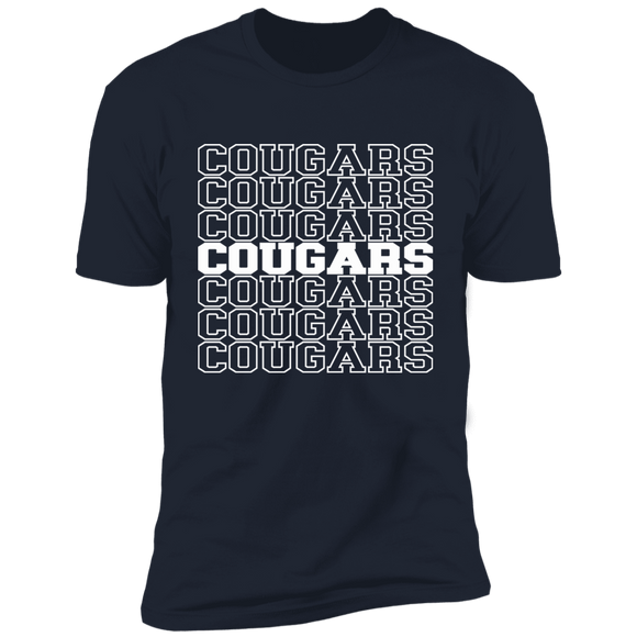 Mirror Cougars Short Sleeve T-Shirt