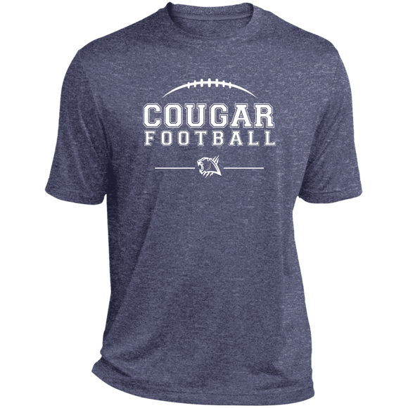 Cougar Football Heather Performance Tee