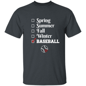 baseball season Youth 100% Cotton T-Shirt