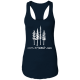 319 tree logo Ladies Ideal Racerback Tank